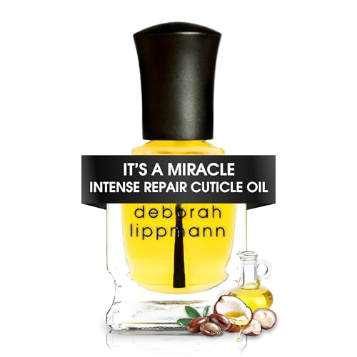 Deborah Lippmann It's A Miracle Cuticle Oil Repair Dry Cuticles with Essential Oils Vegan Nail Care with Almond Oil 0.50 fl oz - Image 1